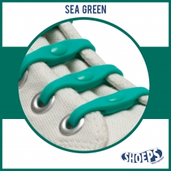 shoeps sea green - sznurówki morska zieleń